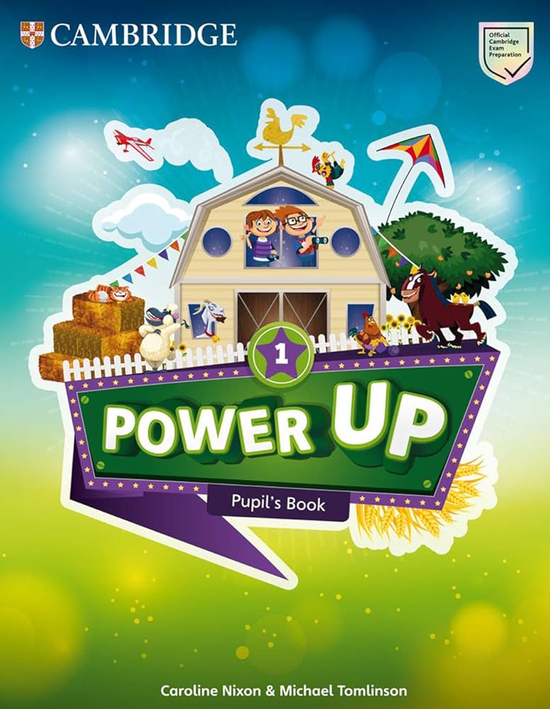 Учебник Power Up 1 — Повторюша для детей 8–9 лет, 2 класс